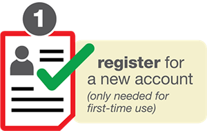 Register fo a New Account